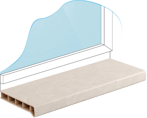 Светлый мрамор мат