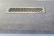 Вентиляционная решетка Inox 6*24 см 2