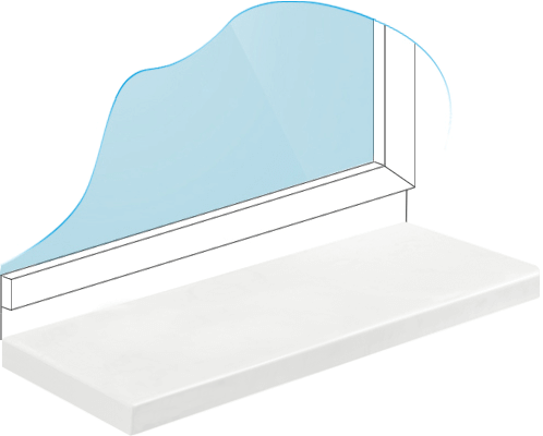 Белый матовый Элегант LD-40